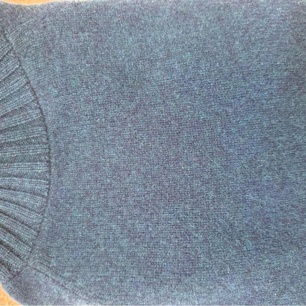 The Elder Statesman marine blue cashmereCrew Neck Sweater - Picture 8 of 8
